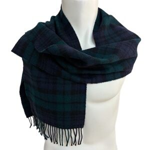 Howlin Scotland 100% Lambswool Plaid Scarf 🇬🇧– Black Watch Tartan